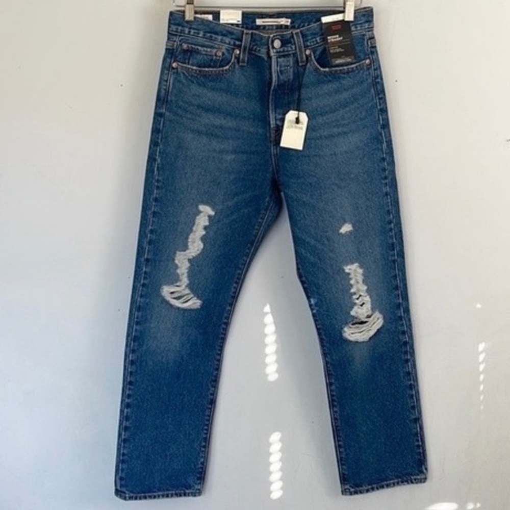 Levi’s Wedgie Straight High Rise‎ Rigid Denim Jeans Premium Size 29”